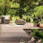 Torxa de bambú de jardí