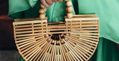 Bossa de bambú semicircular